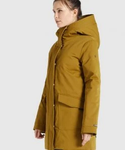 Khujo NOVA - Cappotto Invernale - Curry, Donna -Offerte khujo Negozio b565e5f1b24847deb4e50edc1b2b6a5a