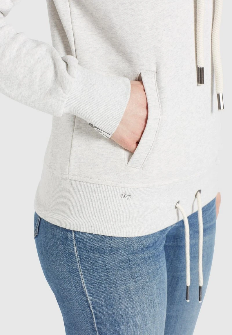 Khujo TEMPA - Felpa Con Cappuccio - Hellgrau Meliert, Donna 8 Khujo TEMPA - Felpa Con Cappuccio - Hellgrau Meliert, Donna - immagine 6
