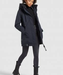 Khujo VIONA2 - Cappotto Invernale - Dunkelblau, Donna -Offerte khujo Negozio b646ca7ae11a40af95c7c6d21bc5591b
