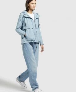 Khujo ZAHIRA3 - Giacca Leggera - Hellblau, Donna -Offerte khujo Negozio b69e1c2a4b4240ba8673ecae6ad0c47b