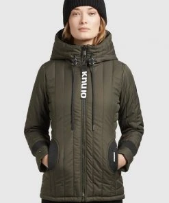 Khujo TWEETY PRIME5 - Giacca Da Mezza Stagione - Dunkeloliv, Donna