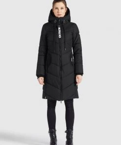 Khujo ARIBAY - Cappotto Invernale - Schwarz, Donna