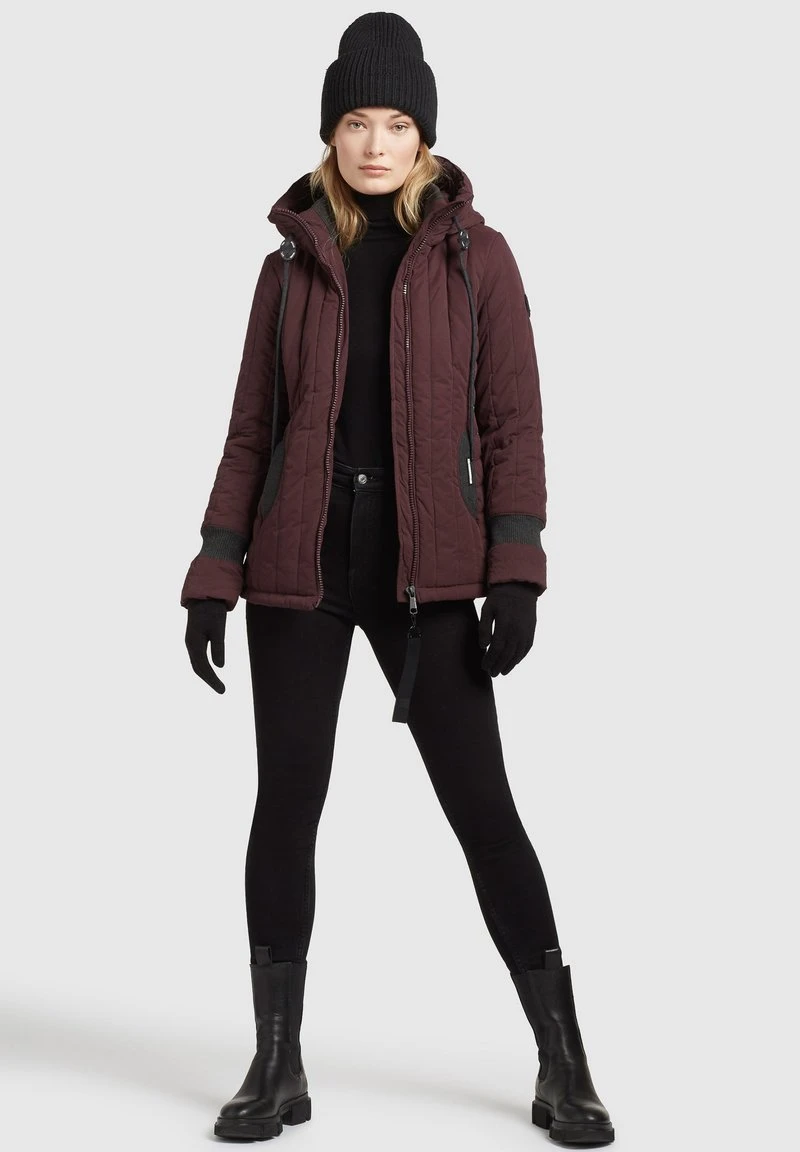 Khujo TWEETY PRIME5 PEACHED - Giacca Da Mezza Stagione - Weinrot, Donna 6 Khujo TWEETY PRIME5 PEACHED - Giacca Da Mezza Stagione - Weinrot, Donna - immagine 4