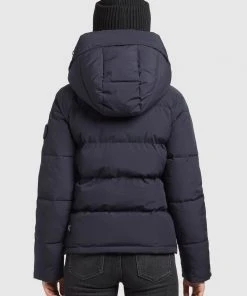 Khujo ISIDORA - Cappotto Invernale - Dunkelblau, Donna -Offerte khujo Negozio b88874b649ba4c139621816a0abb9538