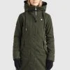 Khujo MARINA - Cappotto Invernale - Dunkelgrün, Donna