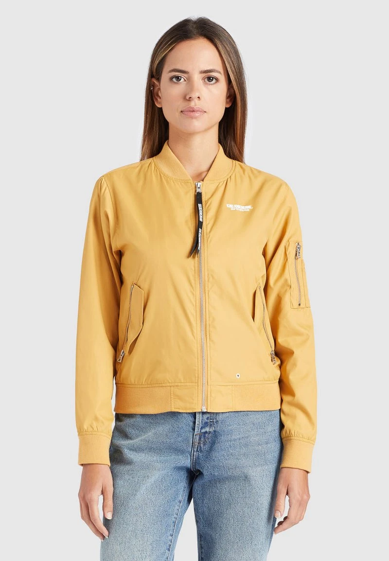 Khujo KALIA - Giubbotto Bomber - Beige/yellow, Donna 3 Khujo KALIA - Giubbotto Bomber - Beige/yellow, Donna