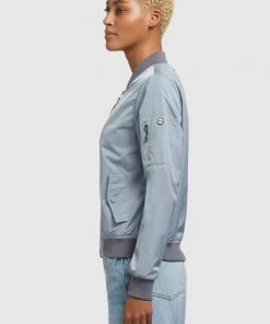 Khujo STENCE - Giubbotto Bomber - Blaugrau Hell, Donna 16 Khujo STENCE - Giubbotto Bomber - Blaugrau Hell, Donna -Offerte khujo Negozio bc00d5d0fb3d49c5b825f267818de236