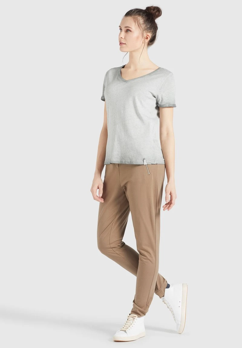 Khujo BARU - T-shirt Basic - Grau, Donna 9 Khujo BARU - T-shirt Basic - Grau, Donna - immagine 7