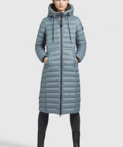 Khujo MIMI SHINE - Cappotto Invernale - Blaugrau, Donna