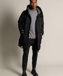 Khujo TAWAI - Cappotto Invernale - Schwarz, Uomo