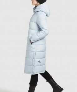 Khujo CORINNA MATT - Cappotto Invernale - Hellblau, Donna -Offerte khujo Negozio bcfdded39cf745059fd304ea0ebbea43