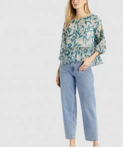 Khujo KLEMENTINA - Camicetta - Light Blue, Donna -Offerte khujo Negozio bd9c041ae19f49ddb7980655dbbcc70c