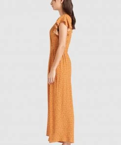 Khujo KAMEA - Tuta Jumpsuit - Ochre, Donna -Offerte khujo Negozio bdd21f576f3f437aa06ef35f1b66b278