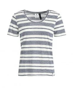 Khujo PERGOLA - T-shirt Basic - Naturweiß-dunkelblau Gestreift, Donna 18 Khujo PERGOLA - T-shirt Basic - Naturweiß-dunkelblau Gestreift, Donna -Offerte khujo Negozio be19fe2c221d403a8a9f9a42fca317cb