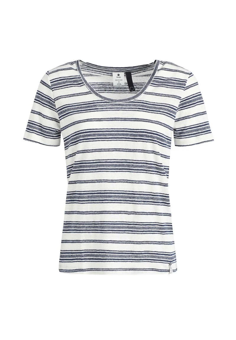 Khujo PERGOLA - T-shirt Basic - Naturweiß-dunkelblau Gestreift, Donna 10 Khujo PERGOLA - T-shirt Basic - Naturweiß-dunkelblau Gestreift, Donna - immagine 8