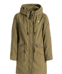 Khujo NEPHELE - Parka - Khaki, Donna -Offerte khujo Negozio be86e8e6e2a34426bc8294106fbe8d1d