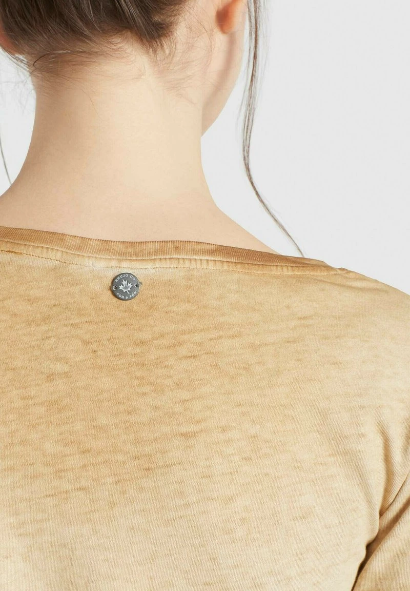 Khujo BARU - T-shirt Basic - Sand, Donna 7 Khujo BARU - T-shirt Basic - Sand, Donna - immagine 5
