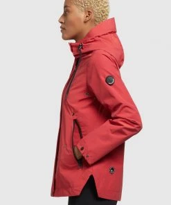 Khujo KAYA - Giacca Outdoor - Rot, Donna -Offerte khujo Negozio bf8b929989554a0babb8141b1d8d1618