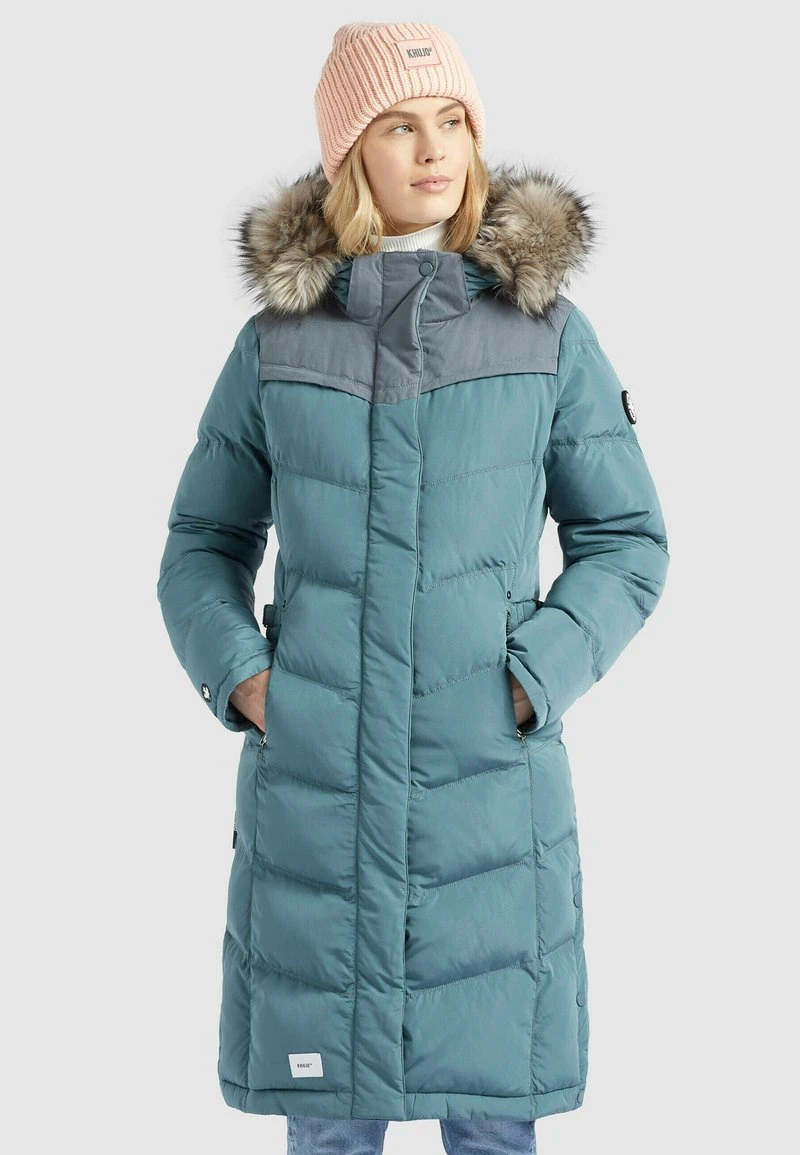 Khujo LUBECK LONG - Cappotto Invernale - Blaugrau, Donna 3 Khujo LUBECK LONG - Cappotto Invernale - Blaugrau, Donna