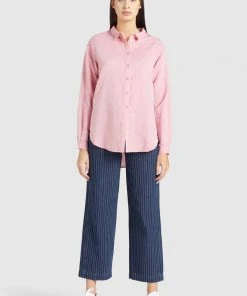 Khujo SAHAR - Camicia - Koralle, Donna