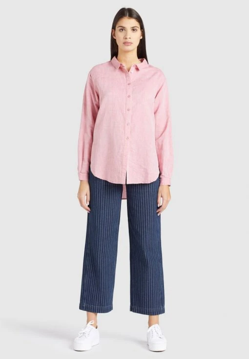 Khujo SAHAR - Camicia - Koralle, Donna -Offerte khujo Negozio bff65015f6ed4a44ad39298a7d6c3ea3