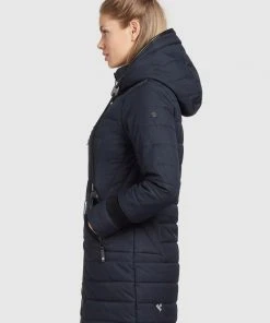 Khujo SHINE2 STRUCTURED - Cappotto Invernale - Dunkelblau, Donna 12 Khujo SHINE2 STRUCTURED - Cappotto Invernale - Dunkelblau, Donna -Offerte khujo Negozio c067b66400d846e6acfab5b5ca4c3da4