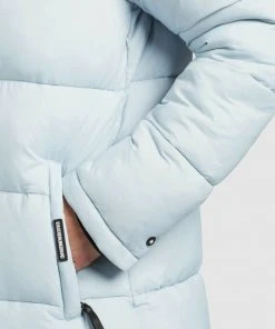 Khujo CORINNA MATT - Cappotto Invernale - Hellblau, Donna -Offerte khujo Negozio c0e457f0bf404362b87d4cdbe9b11572