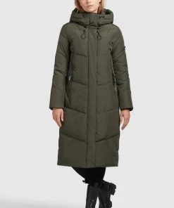 Khujo SONJE3 - Cappotto Invernale - Dunkeloliv, Donna