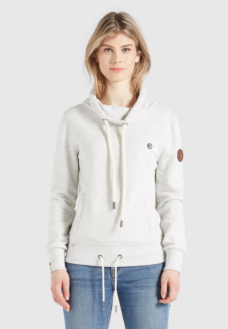 Khujo TEMPA - Felpa Con Cappuccio - Hellgrau Meliert, Donna 3 Khujo TEMPA - Felpa Con Cappuccio - Hellgrau Meliert, Donna