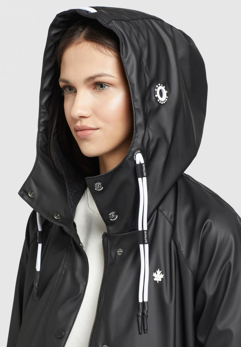 Khujo ODELIE - Impermeabile - Schwarz, Donna 8 Khujo ODELIE - Impermeabile - Schwarz, Donna - immagine 6