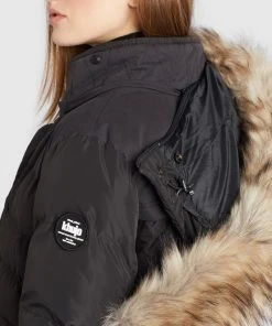 Khujo MELINDRA2 - Cappotto Invernale - Schwarz, Donna -Offerte khujo Negozio c45fdf7498b3494bbe20fbca64803def