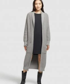 Khujo LIA - Cardigan - Grau, Donna
