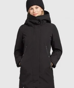 Khujo VIONA2 - Cappotto Invernale - Schwarz, Donna