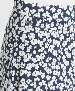 Khujo UNDINE - Gonna A Campana - Dunkelblau-weiß Geblümt, Donna -Offerte khujo Negozio c591c2f35a3641fda55c42c5544a3488