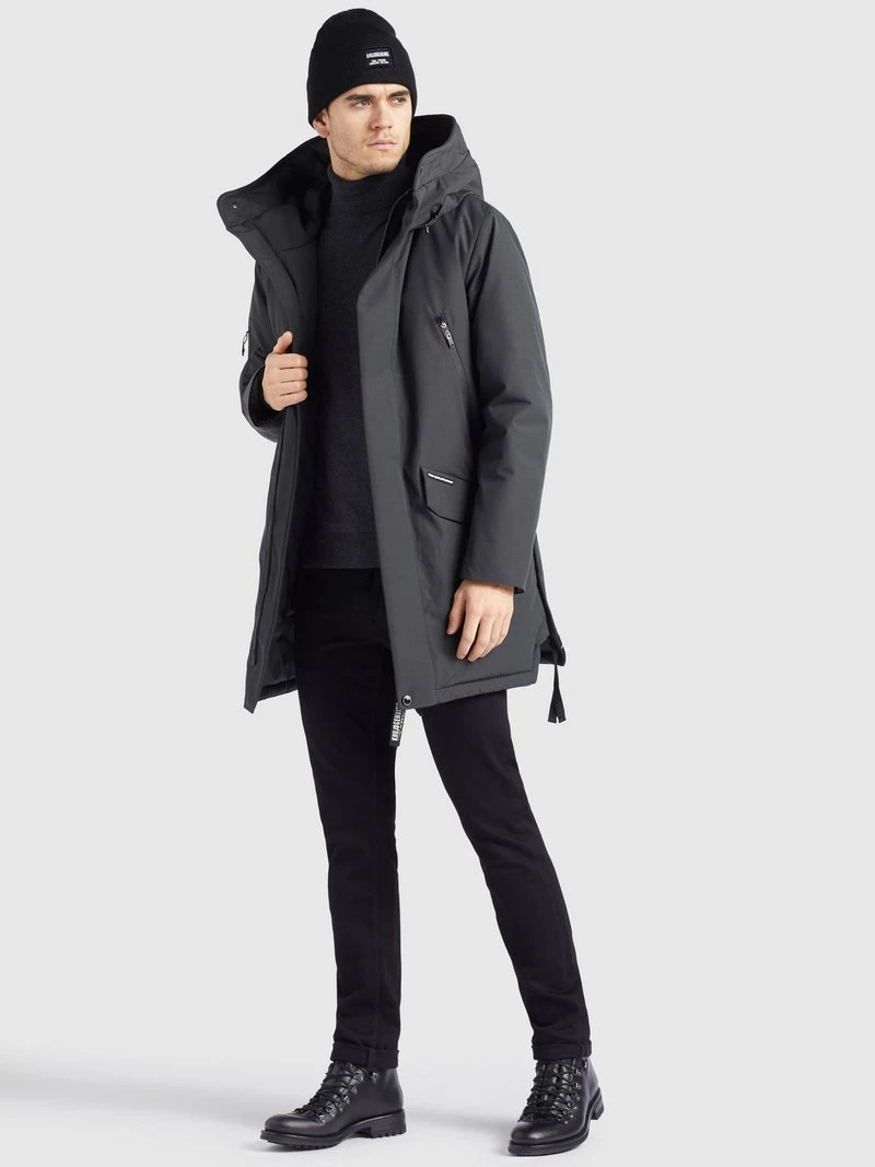 Khujo DANCER - Cappotto Invernale - Dunkelgrau, Uomo 7 Khujo DANCER - Cappotto Invernale - Dunkelgrau, Uomo - immagine 5