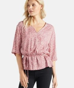 Khujo RINALDA - Camicetta - Rot Weiß Geblümt, Donna -Offerte khujo Negozio c6b0a818a4bc46d4a2d0a34c4b5d552e