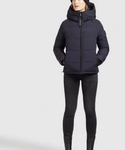 Khujo ISIDORA - Cappotto Invernale - Dunkelblau, Donna -Offerte khujo Negozio c789d8c95d3e4a548f0c7086115dc856