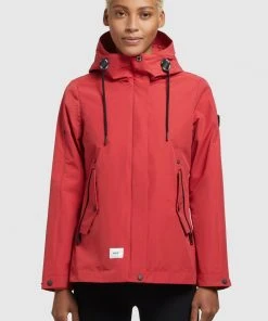 Khujo KAYA - Giacca Outdoor - Rot, Donna