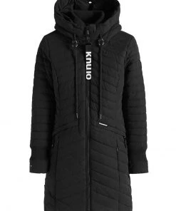 Khujo MANTEL TOOTS STRUCTURED - Cappotto Invernale - Schwarz, Donna -Offerte khujo Negozio c88c42f168c1441eb048388a175f10f4