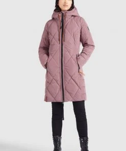 Khujo ELESSA - Cappotto Invernale - Beige-rosa, Donna