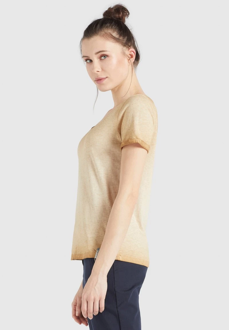 Khujo BARU - T-shirt Basic - Sand, Donna 8 Khujo BARU - T-shirt Basic - Sand, Donna - immagine 6