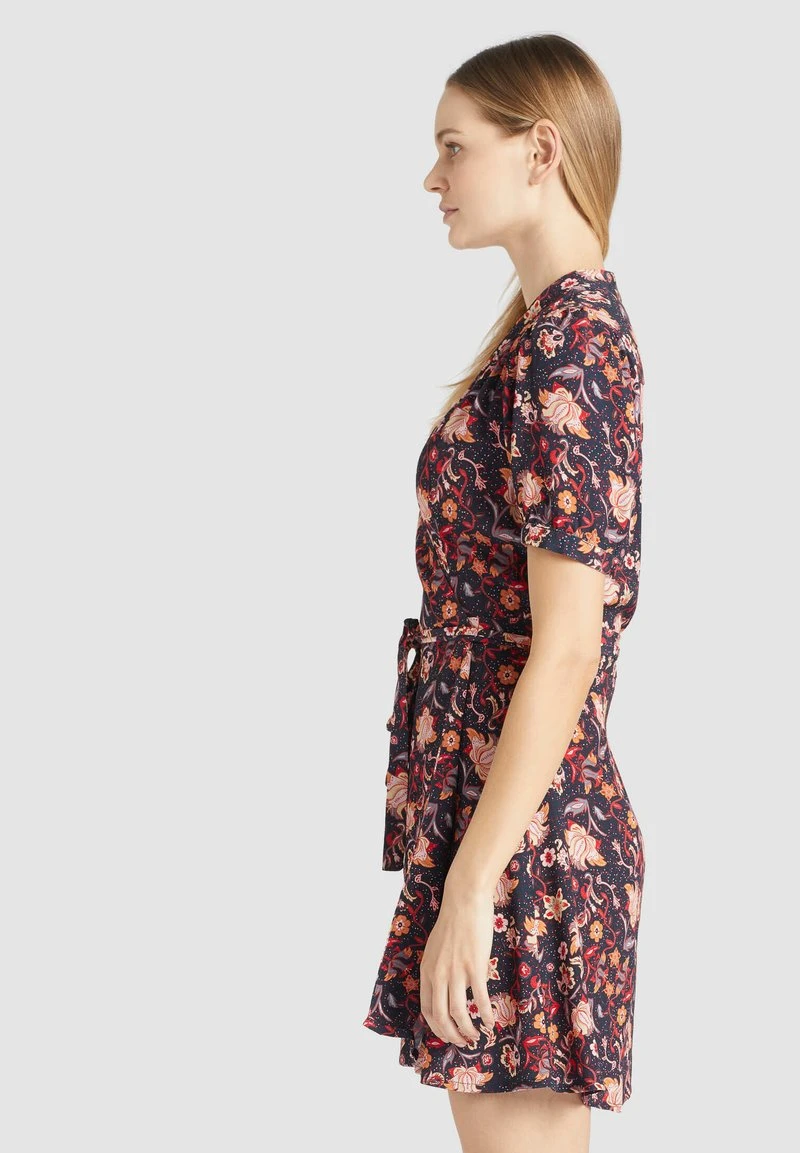 Khujo FROMMET - Vestito Estivo - Orange-rot Gemustert, Donna 7 Khujo FROMMET - Vestito Estivo - Orange-rot Gemustert, Donna - immagine 5