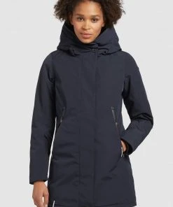 Khujo VIONA2 - Cappotto Invernale - Dunkelblau, Donna