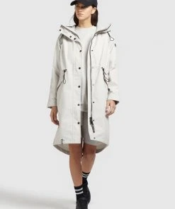 Khujo MARNIA - Parka - Hellgrau, Donna -Offerte khujo Negozio ce2802f8a7ef4ba18a38b2e358163dcb