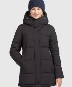 Khujo WEROLA - Cappotto Invernale - Schwarz, Donna
