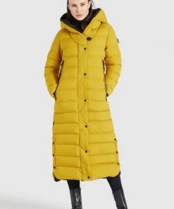 Khujo DIWANA MATT - Cappotto Invernale - Gelb, Donna