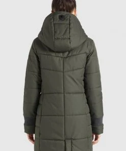 Khujo ELVA STRUCTURED - Cappotto Invernale - Dunkeloliv, Donna 11 Khujo ELVA STRUCTURED - Cappotto Invernale - Dunkeloliv, Donna -Offerte khujo Negozio d17f10b3ee8046489f1e416fc0ed2d19