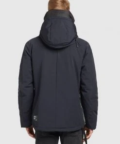 Khujo RUDOLF - Giacca Invernale - Dunkelblau, Uomo -Offerte khujo Negozio d2d05133be0b41409d1245ccd740c307