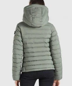 Khujo LOVINA MATT - Giacca Da Mezza Stagione - Graugrün, Donna -Offerte khujo Negozio d418e31cf71e45a19c869a4bd7e82d22