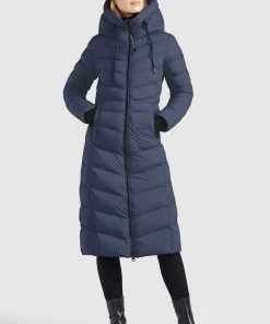 Khujo INGRAM MATT - Cappotto Invernale - Dunkelblau, Donna